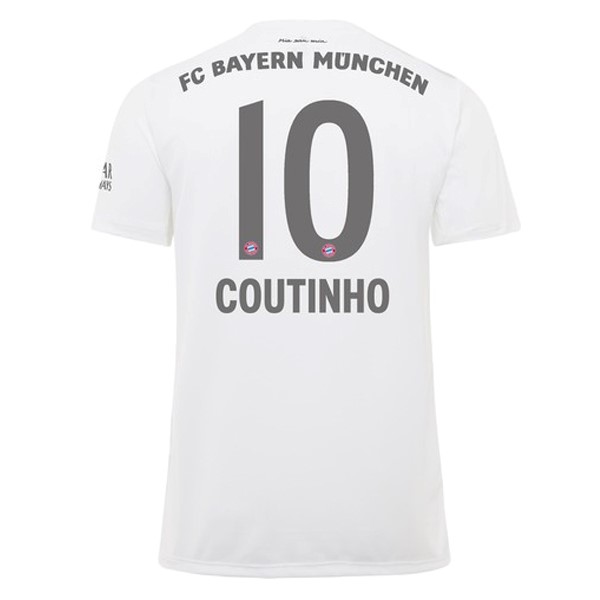 Camiseta Bayern Munich NO.10 Coutinho 2ª 2019/20 Blanco